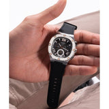Guess Watches Gents Headline Stainless Steel Silver Watch Gw0571g1