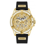 Guess Watches Gents King Stainless Steel Gold Watch Gw0537g2