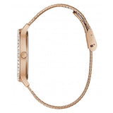 Guess Watches Ladies Soiree Stainless Steel Mesh Rose Gold Watch Gw0402l3