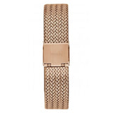 Guess Watches Ladies Soiree Stainless Steel Mesh Rose Gold Watch Gw0402l3