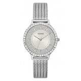 Guess Watches Ladies Soiree Stainless Steel Mesh Silver Watch Gw0402l1