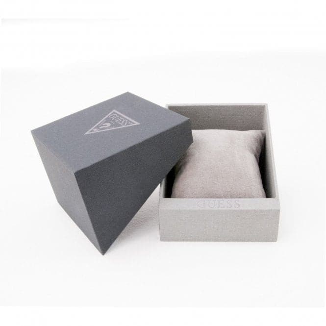 Guess Watches Guess Mens Blue Textured Silicone Strap Watch W0366g4