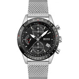 Hugo Boss Mens 1513886 Chronograph Pilot Edition Stainless Steel Watch