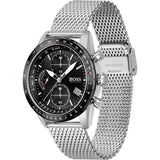 Hugo Boss Mens 1513886 Chronograph Pilot Edition Stainless Steel Watch