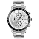 Hugo Boss Men S Watch Chronograph Rafale Silver Hb1513511