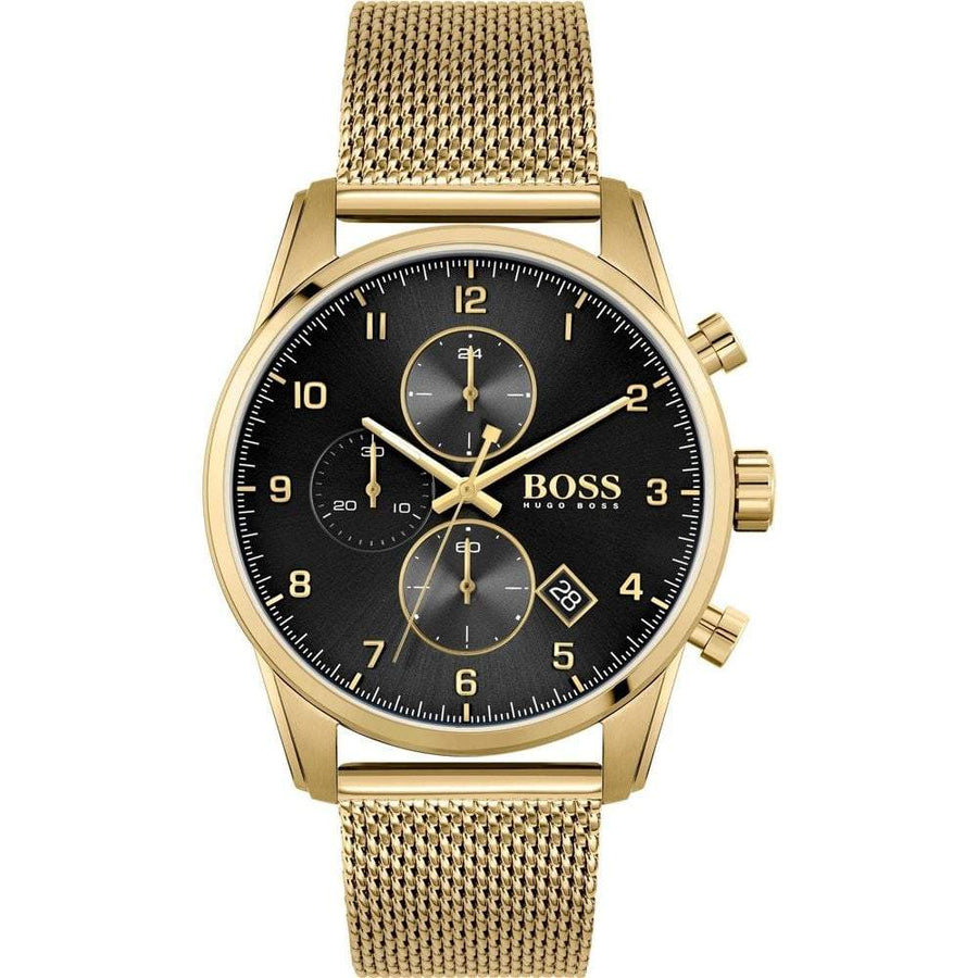 Hugo Boss Watch Chronograph Skymaster Gold Hb1513838