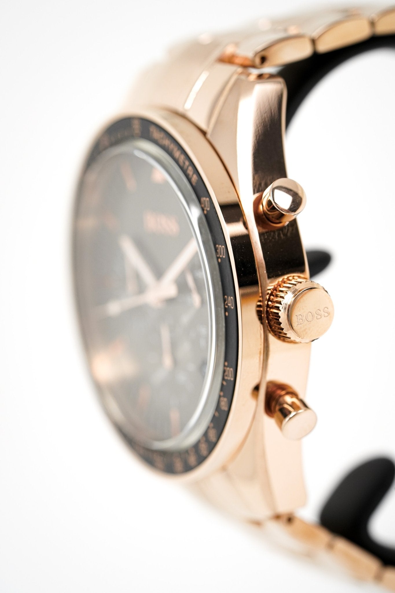 Hugo Boss Men S Watch Chronograph Trophy Rose Gold Hb1513632