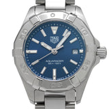 Tag Heuer Aquaracer Blue Dial Silver Steel Strap Watch For Women Wbd1412 Ba0741