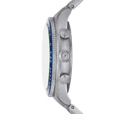 Fossil Sport Tourer Chronograph Stainless Steel Bracelet Blue Dial Men S Watch Fs6047