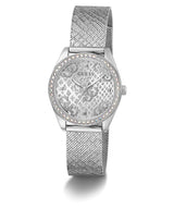 Ladies Boa Silver Tone Mesh Watch Gw0748l1
