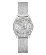 Ladies Boa Silver Tone Mesh Watch Gw0748l1