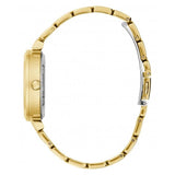 Guess Watches Ladies Crystal Clear Stainless Steel Gold Tone Watch Gw0470l2