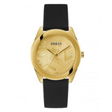 Guess Watches Ladies Cubed Gold Tone Watch Gw0665l1