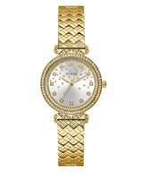 Ladies Enchantment Gold Tone Recycled Steel Watch Gw0763l2