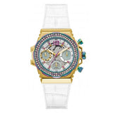 Guess Watches Ladies Fusion Stainless Steel Gold Silver Watch Gw0553l2