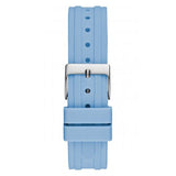 Guess Watches Ladies Heiress Silicone Silver Watch Gw0407l1