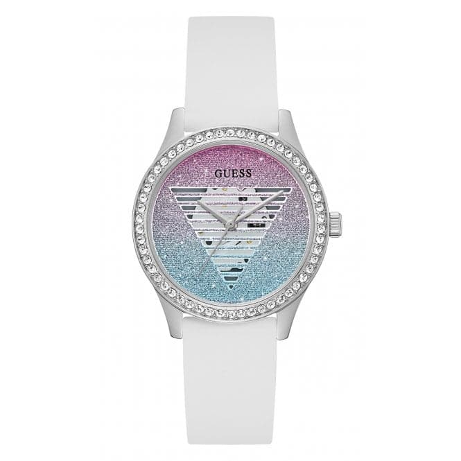 Guess Watches Ladies Lady Idol Stainless Steel Silver Watch Gw0530l5