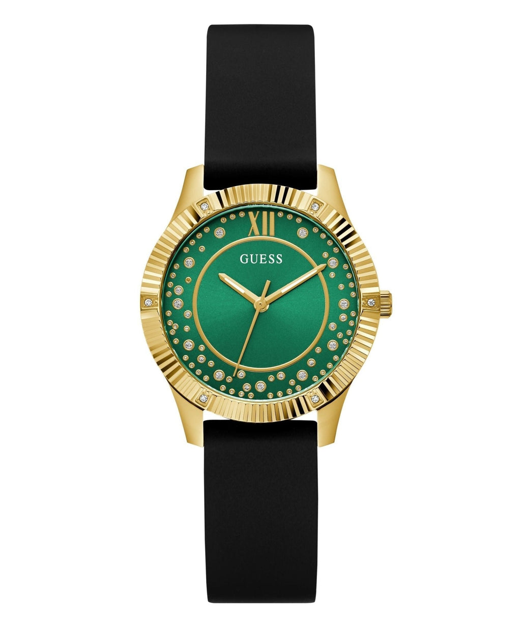 Ladies Starstruck Gold Tone Silicone Watch Gw0766l3