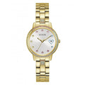 Guess Watches Ladies Three Of Hearts Gold Tone Watch Gw0657l2