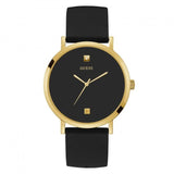 Guess Watches Mens Dress Stainless Steel Black Watch W1264g1