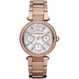 Michael Kors Mk5616 Ladies Mini Parker Rose Gold Stainless Steel Watch