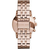 Michael Kors Mk6077 Ladies Ritz Rose Gold Chronograph Watch