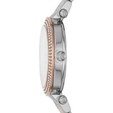 Michael Kors Mk6301 Ladies Parker Rose Gold Silver Stainless Watch