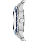 Michael Kors Mk7153 Men S Cunningham Silver Blue 44mm Watch