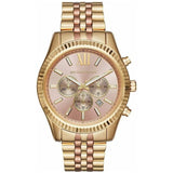 Michael Kors Lexington Gold Chronograph Watch Mk6473