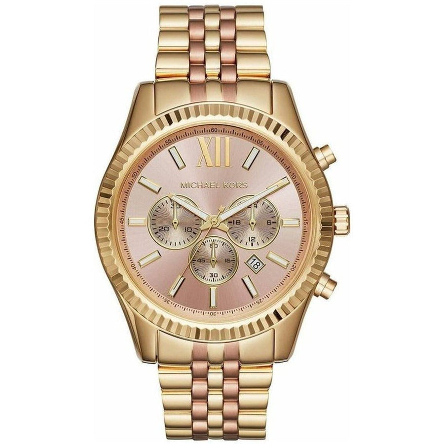 Michael Kors Lexington Gold Chronograph Watch Mk6473