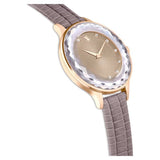 Swarovski Octea Nova Quartz Rose Gold Tone Taupe Watch 5649999
