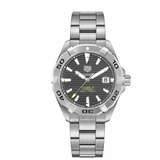 Tag Heuer Aquaracer Calibre 5 Grey Dial Silver Steel Strap Watch For Men Wbd2113 Ba0928