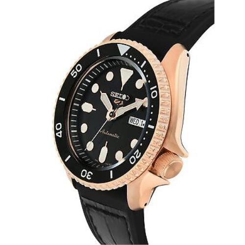 Seiko 5 Sports Auto Mens Black Watch Srpd76k1
