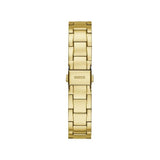 Guess Watches Quattro Clear Ladies Trend Gold Stainless Steel Watch Gw0300l2