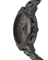 Burberry Mens Watch Chronograph The City Black Pvd Bu9354