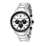 Maserati R8873640003 Sfida Chrono Mens Silver Watch