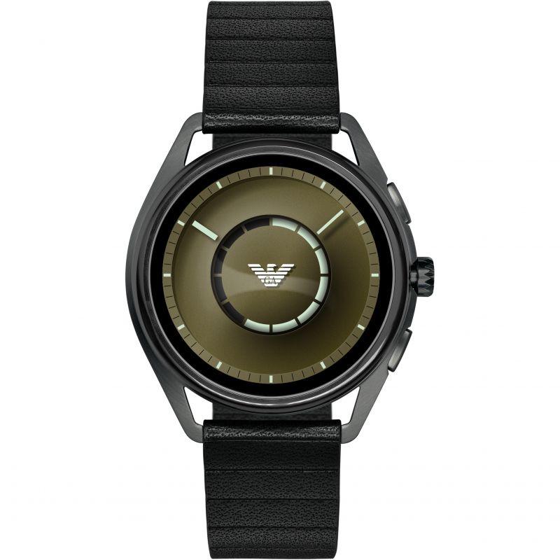Emporio Armani Art5009 Men S Black Connected Bluetooth Smartwatch