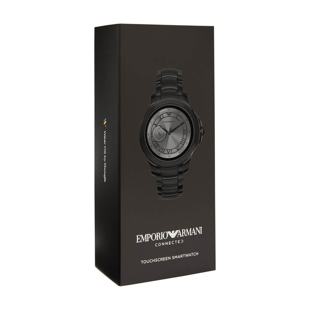 Emporio Armani Art5011 Men S Black Alberto Connected Gen 4 Smartwatch