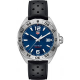 Tag Heuer Formula 1 Quartz Blue Dial Black Rubber Strap Watch For Men Waz1118 Ft8023