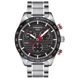 Tissot Mens Chronograph Watch Prs 516 Steel Red T1004171105101