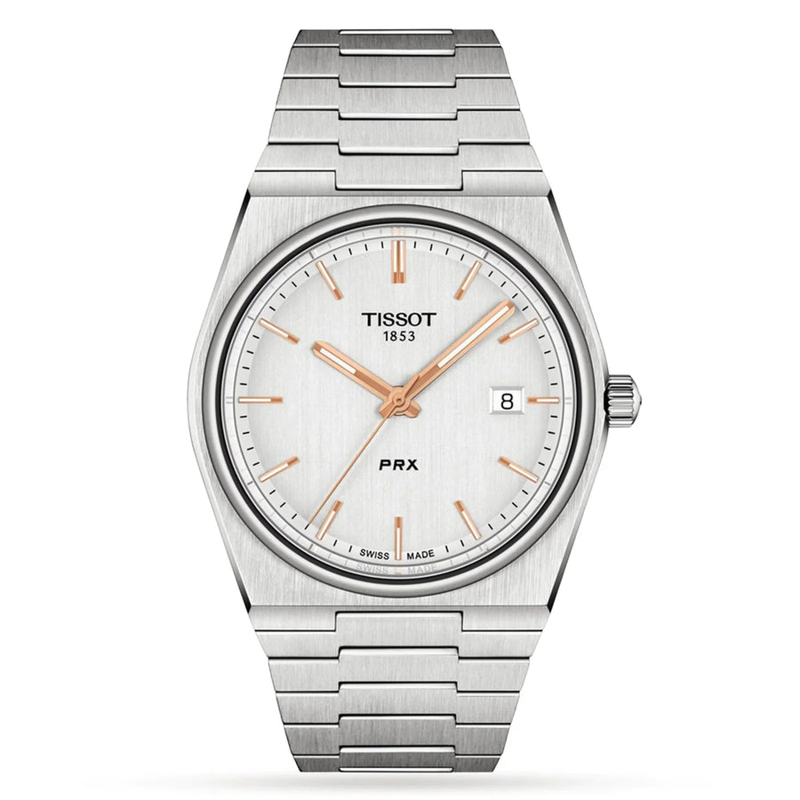 Tissot Mens Watch Prx Rose Gold T1374101103100