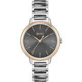 Hugo Boss Womens 1502569 Signature Two Tone Stainless Steel Watch
