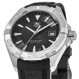 Tag Heuer Aquaracer Caliber 5 Automatic Black Dial Black Rubber Strap Watch For Men Way2113 Ft8021