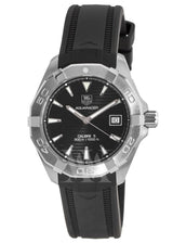 Tag Heuer Aquaracer Automatic Caliber 5 Black Dial Black Rubber Strap Watch For Men Way2110 Ft8021